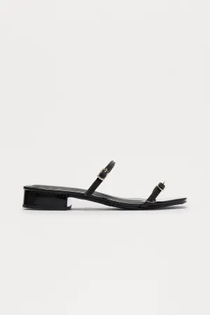 Arnie Heeled Sandals - Black