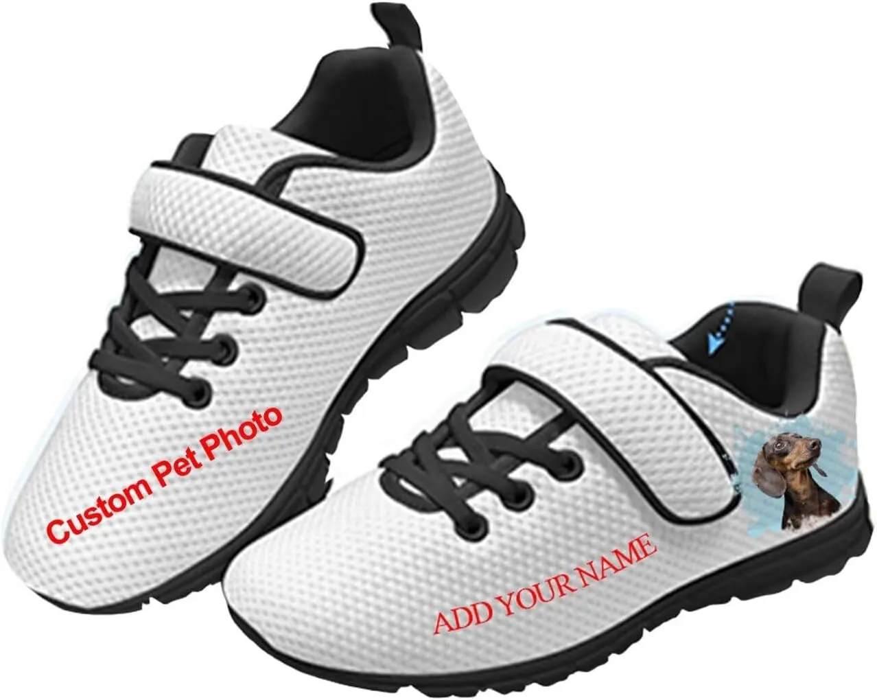 Custom Boys School Running Shoes with Photo Girls Personalized Gifts Kids Silp On Sneakers