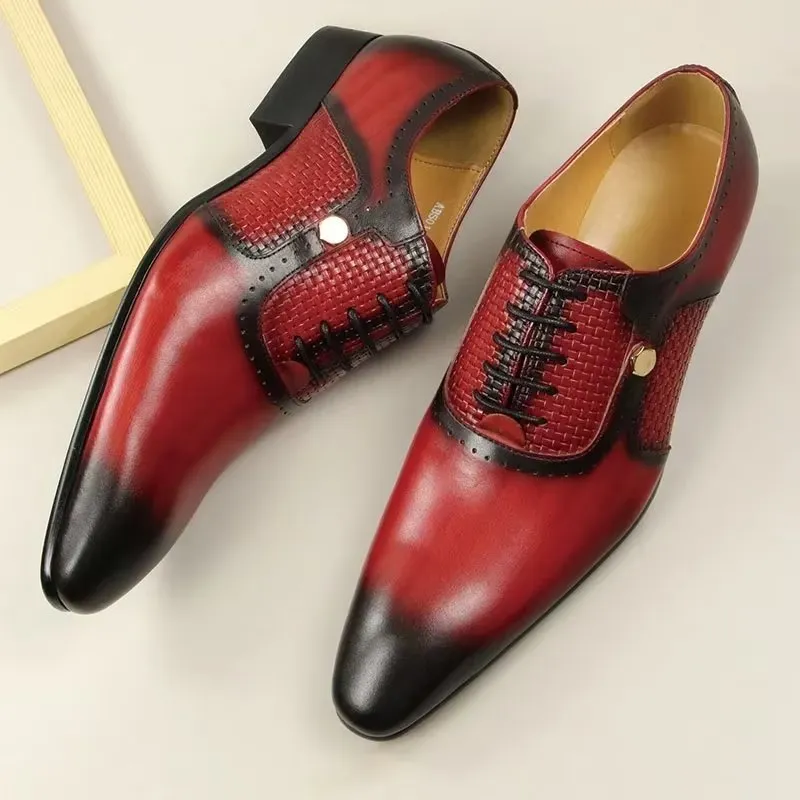 Genuine Leather Elegant LuxeLeather Wedding Brogues