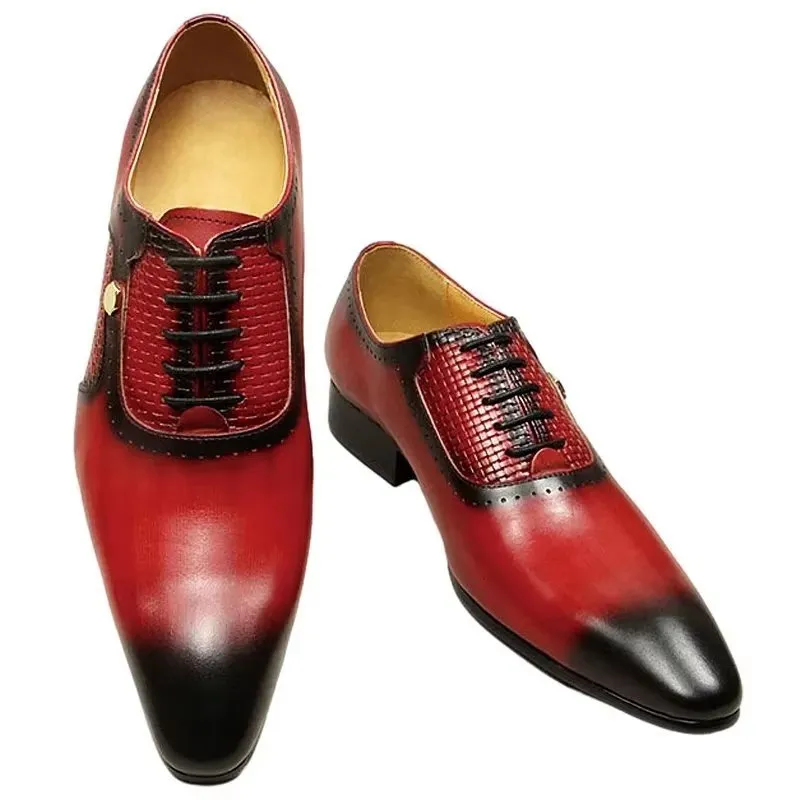 Genuine Leather Elegant LuxeLeather Wedding Brogues