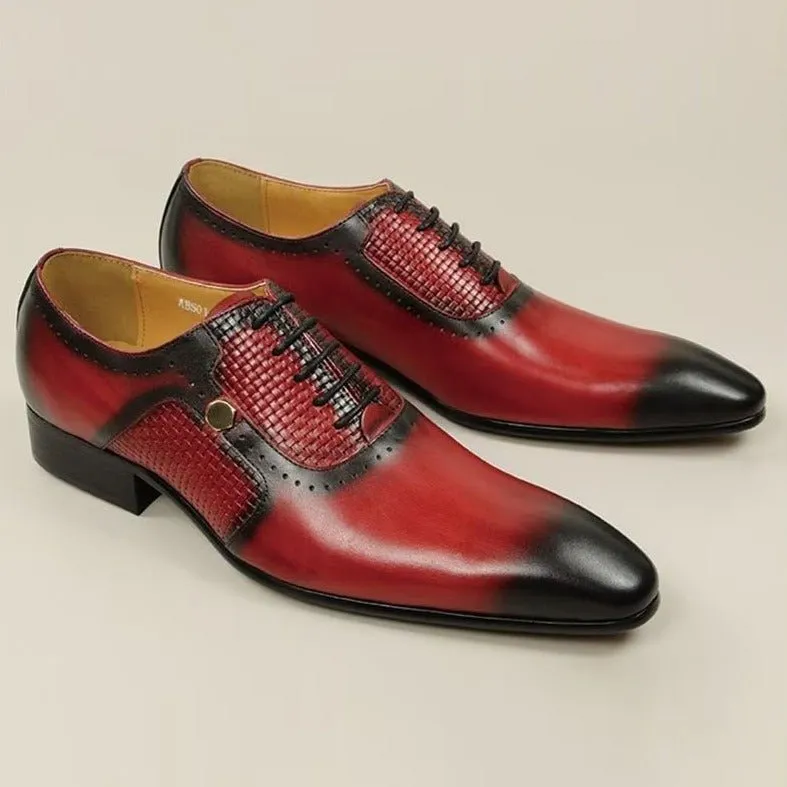 Genuine Leather Elegant LuxeLeather Wedding Brogues