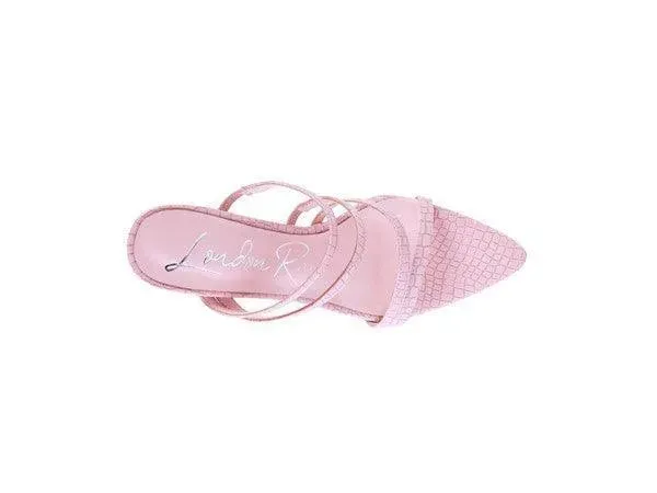 New Affair Croc Metal High Heeled Sandals