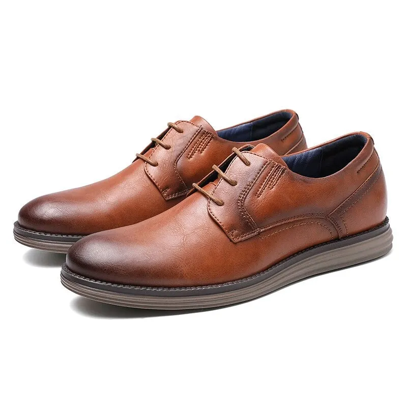 West Louis Genuine Leather Handmade Business Dress Shoes