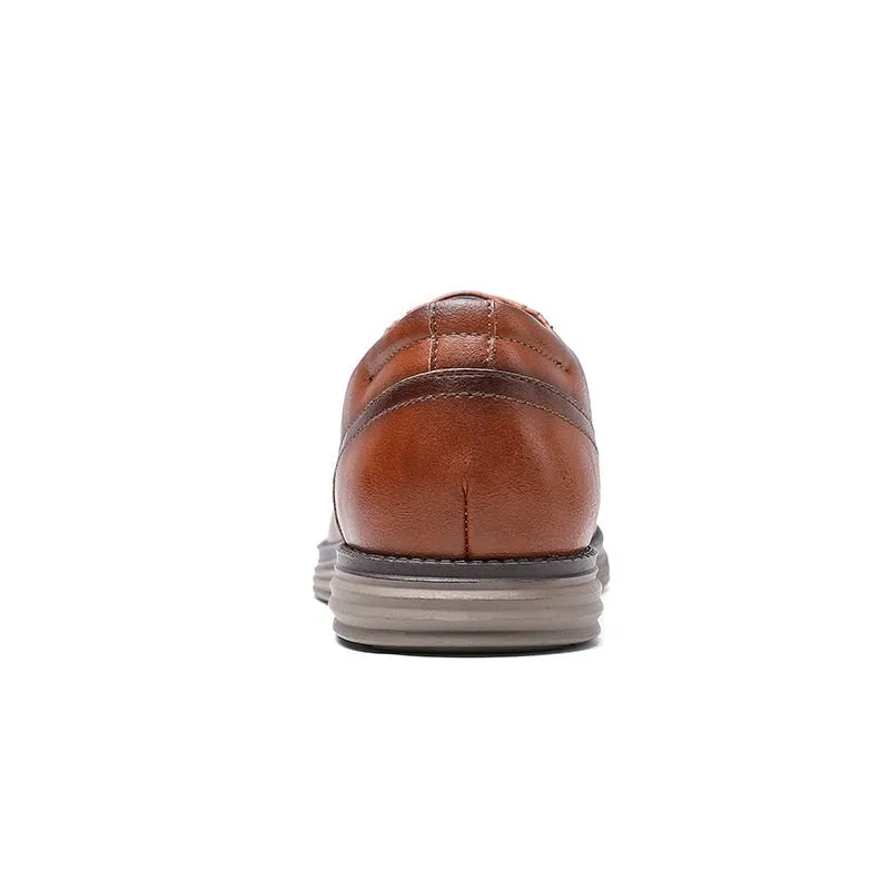 West Louis Genuine Leather Handmade Business Dress Shoes