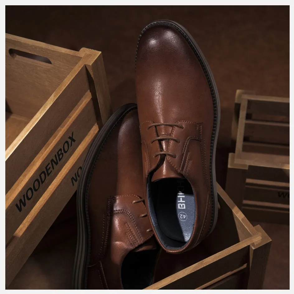 West Louis Genuine Leather Handmade Business Dress Shoes