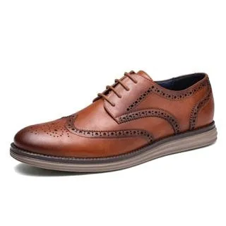 West Louis Genuine Leather Handmade Business Dress Shoes