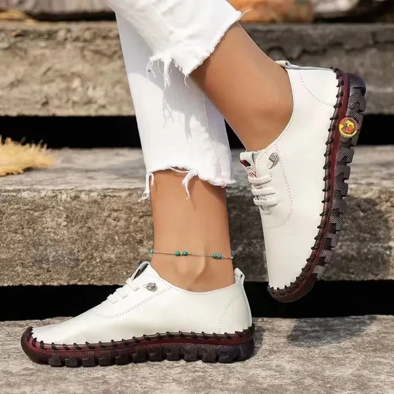 Women's Soft Leather Sneakers