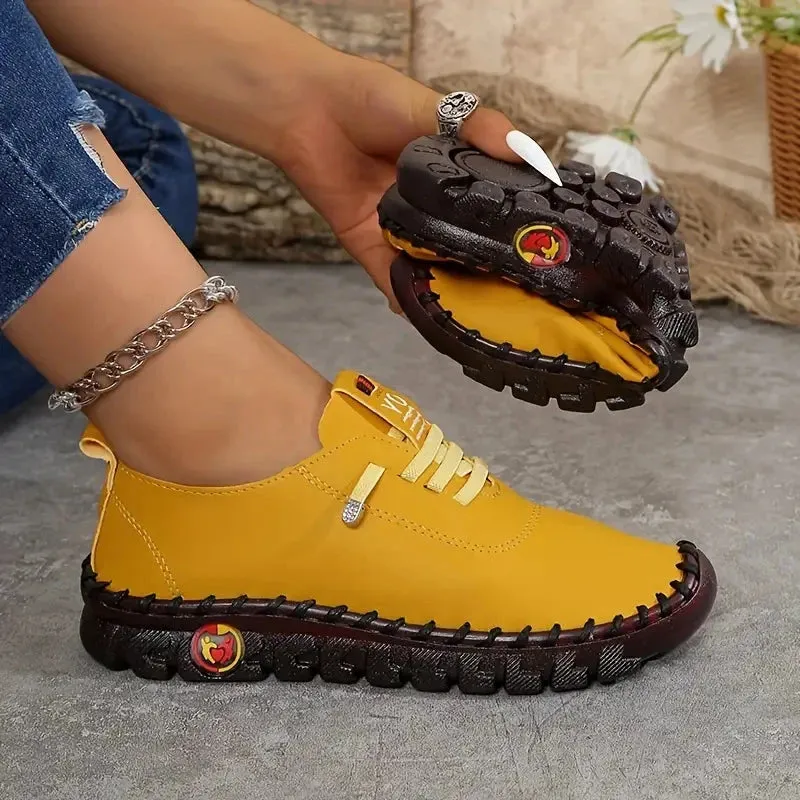 Women's Soft Leather Sneakers